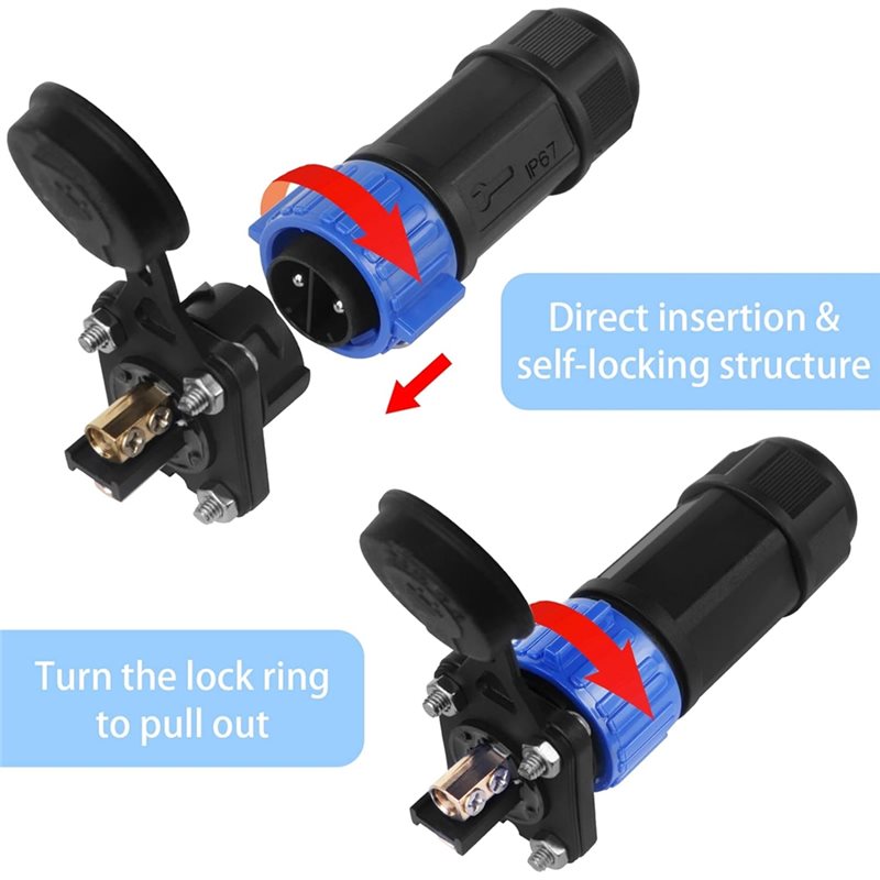 Waterproof Trolling Motor Plug - Fishing Boat Trolling Motor review and price