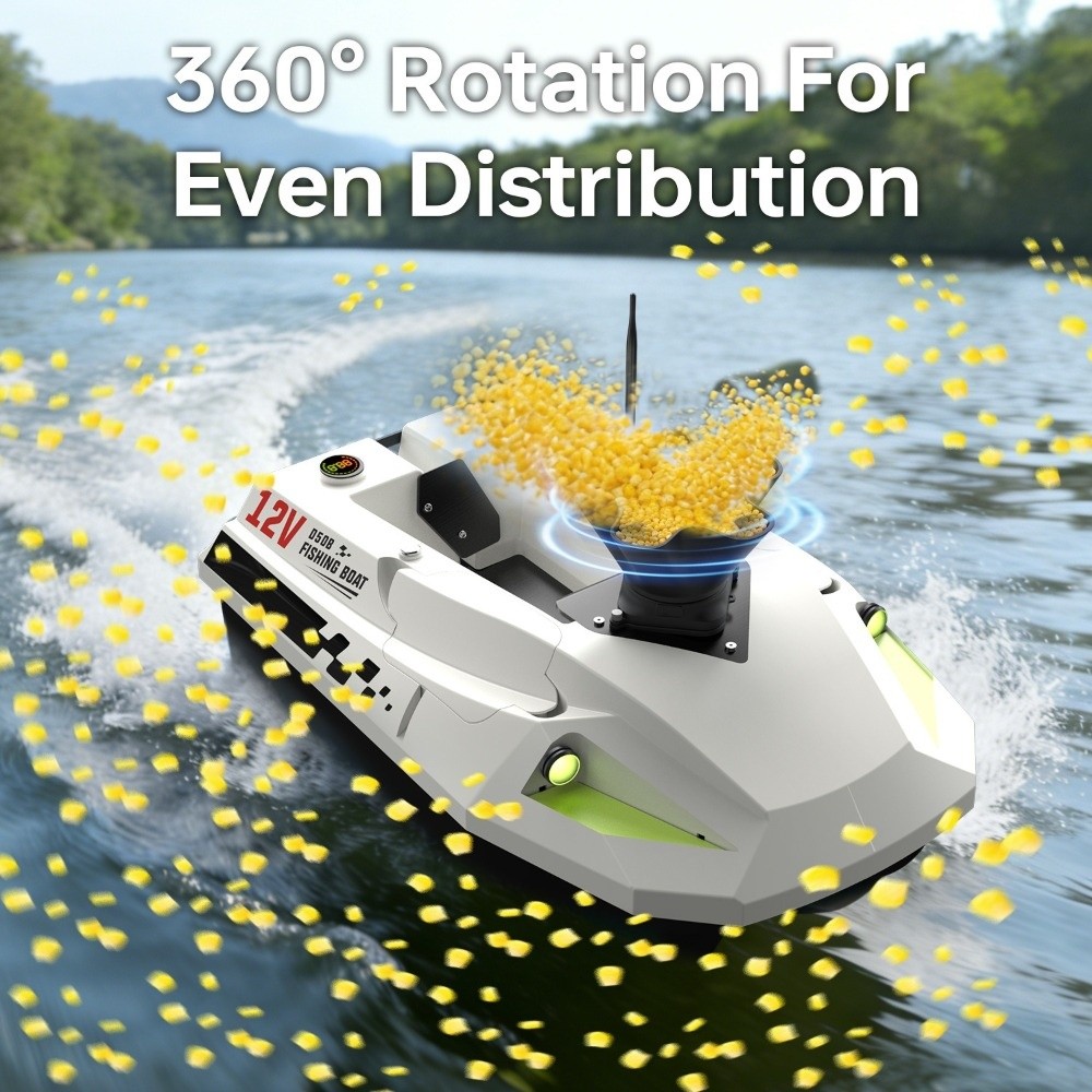 2.4GHz Wireless RC Boat Bait D - Fishing Boat Anchor Winch review and price